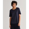 GANT Women's Relaxed Fit Draped T-Shirt 4200241 433 Evening Blue
