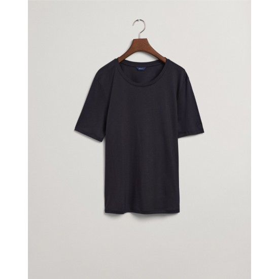 GANT Women's Relaxed Fit Draped T-Shirt 4200241 433 Evening Blue