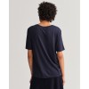 GANT Women's Relaxed Fit Draped T-Shirt 4200241 433 Evening Blue