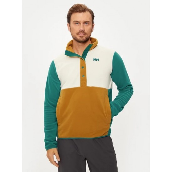 Helly Hansen Ανδρικό Φούτερ Fleece Daybreaker Snap Pullover Regular Fit 49531-439 (Καφέ-Μπεζ)