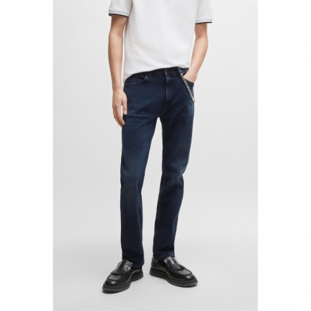 HUGO BOSS Men's Cotton Slim Fit Jeans Stretch Denim Hugo 708 50517542 410 Navy