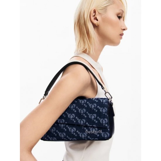 DESIGUAL Γυναικεία Τσάντα Ώμου Arco Phukte Micro Long 24WAXA15/5008 - Navy Blue (Μπλε)