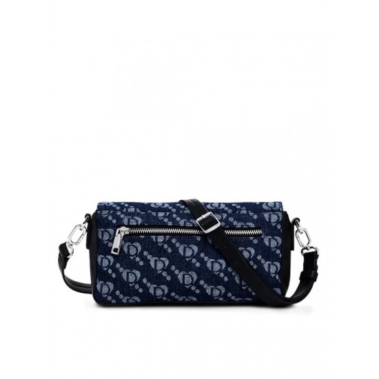 DESIGUAL Γυναικεία Τσάντα Ώμου Arco Phukte Micro Long 24WAXA15/5008 - Navy Blue (Μπλε)