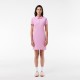 LACOSTE Women's Stretch Cotton Piqué Polo Dress  EF5473 00 IXV Pink