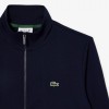 LACOSTE Men's Cotton Regular Fit Brushed Fleece Zip-Up Sweatshirt SH9622 00 166 Dark Blue