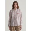 GANT Women's Relaxed Fit Small Graphic Shirt 4300406 630 Ruby Red