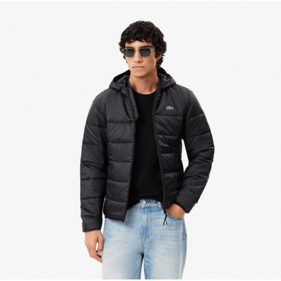 LACOSTE Μπουφάν Water-Repellent Quilted Puffed Jacket Κανονική Γραμμή - Μαύρο (BH6763-C31-Μαύρο)