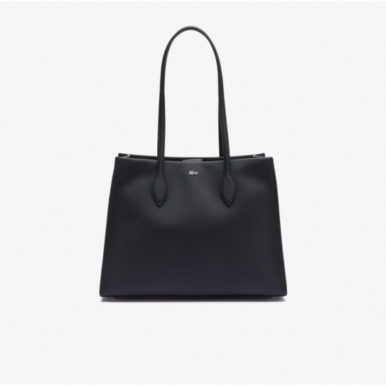 LACOSTE Women's Daily City Medium Shopping Bag NF4760DZ 00 000 Black