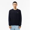 LACOSTE Men's Regular Fit Wool Sweater AH2916 00 166 Navy Blue