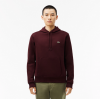 LACOSTE Men's Fleece Hoodie Sweatshirt SH9623 00 BZD Bordeaux