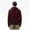 LACOSTE Men's Fleece Hoodie Sweatshirt SH9623 00 BZD Bordeaux