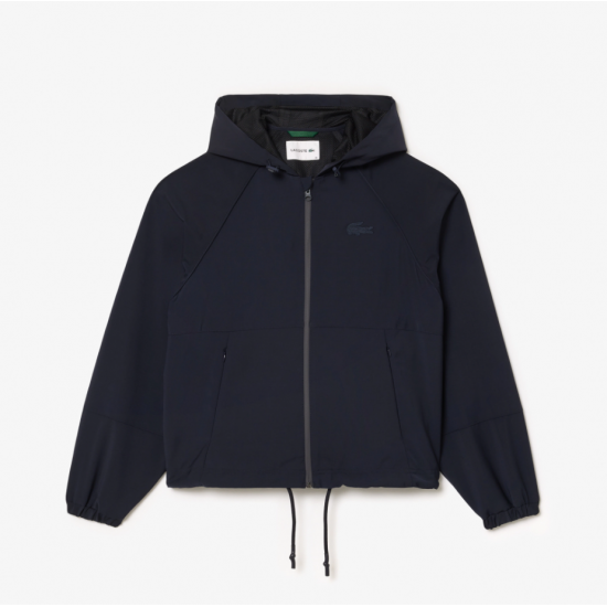 LACOSTE Γυναικείο Μπουφάν Tracksuit Κανονική Γραμμή BF2782 00 HDE Σκούρο Μπλε