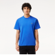 LACOSTE Ανδρική Βαμβακερή T-Shirt Μπλούζα Ultra Dry Sport Κανονική Γραμμή TH7618 00 IXW Μπλε