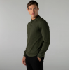 LACOSTE Ανδρική Βαμβακερή Original Μακρυμάνικη Polo Μπλούζα Piqué L.13.12 00 S7T Χακί