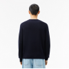 LACOSTE Men's Regular Fit Wool Sweater AH2916 00 166 Navy Blue