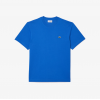 Lacoste Ανδρική Βαμβακερή T-Shirt Μπλούζα Ultra Dry Sport Κανονική Γραμμή TH7618 00 IXW Μπλε