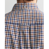 GANT Men's Regular Fit Cotton Light Twill Gingham Shirt 3240193 220 Cacao