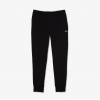 LACOSTE Men's Slim Fit Cotton Fleece Tracksuit Pants XH9624 00 031 Black