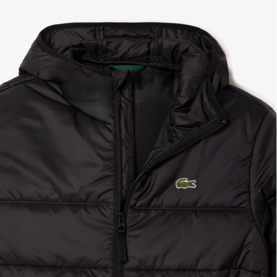 LACOSTE Μπουφάν Water-Repellent Quilted Puffed Jacket Κανονική Γραμμή - Μαύρο (BH6763-C31-Μαύρο)