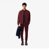 LACOSTE Men's Slim Fit Cotton Fleece Tracksuit Pants XH9624 00 BZD Bordeaux