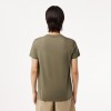 Lacoste Men's Regular Fit Pima Cotton C-Neck Jersey T-Shirt TH6709 00 316 Khaki