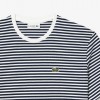 Lacoste Men's Regular Fit Heavy Cotton Striped T-Shirt TH9749 00 522 Dark Blue