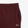 LACOSTE Men's Slim Fit Cotton Fleece Tracksuit Pants XH9624 00 BZD Bordeaux