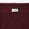 LACOSTE Men's Slim Fit Cotton Fleece Tracksuit Pants XH9624 00 BZD Bordeaux