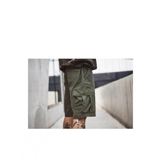 Brandit Ανδρική Βερμούδα Cargo Regular Fit 2019-Olive (Χακί)