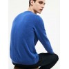 LACOSTE Men's Regular Fit Crew Neck Wool Sweater AH0841 00 AT9 Blue