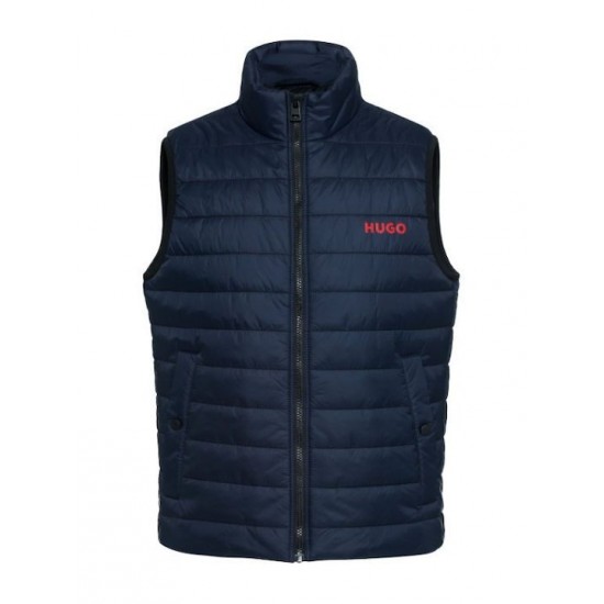 HUGO BOSS Men's Water-Repellent Gilet Bentino2221 50468742 405 Dark Blue