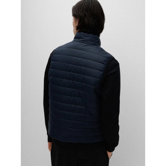 HUGO BOSS Men's Water-Repellent Gilet Bentino2221 50468742 405 Dark Blue