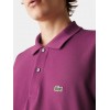 LACOSTE Ανδρική Βαμβακερή Original Μακρυμάνικη Polo Μπλούζα Piqué L.13.12 00 6FG Μωβ