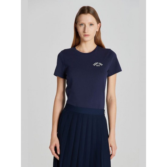 GANT Women's Cotton Regular Fit Arch T-Shirt 4200827 409 Classic Blue