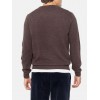 THE BOSTONIANS Men's Regular Fit Lambswool C-Neck MR00012 B795BR Brown