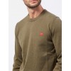 HUGO BOSS Men's Oganic-Cotton Sweater San Cassius-C1 50475083 257 Dark Beige