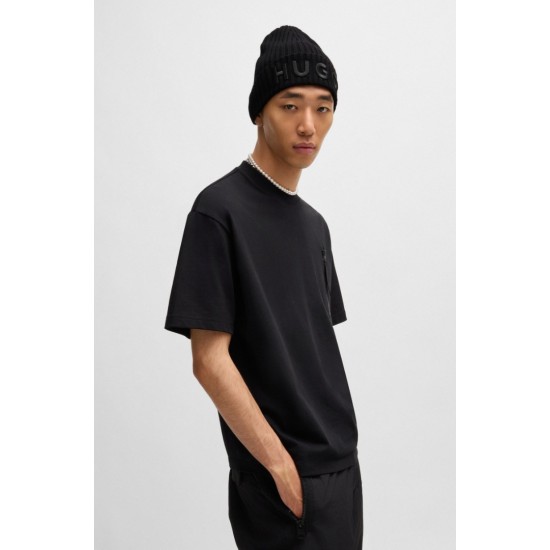 HUGO BOSS Unisex Μάλλινος Σκούφος Beanie X565-7 50527804 001 Μαύρο