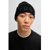 HUGO BOSS Unisex Μάλλινος Σκούφος Beanie X565-7 50527804 001 Μαύρο