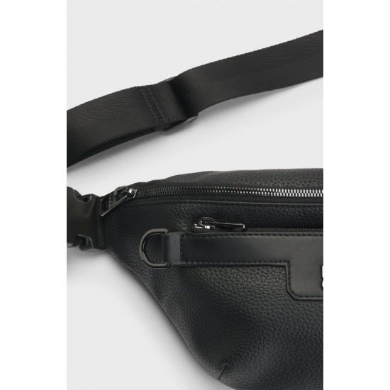 HUGO BOSS Ανδρική Τσάντα Μέσης Nesh R_Bumbag 50529463 001 Μαύρη