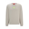 HUGO BOSS Men's Regular Fit Cotton Sweatshirt Diragol212 50447964 101 Natural