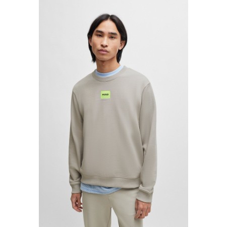 HUGO BOSS Men's Regular Fit Cotton Sweatshirt Diragol212 50447964 101 Natural