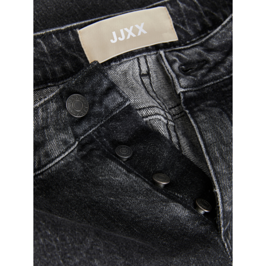 Jack & Jones JJXX Γυναικείο Jean Straight Fit Mid Waist 12229026-Black Denim