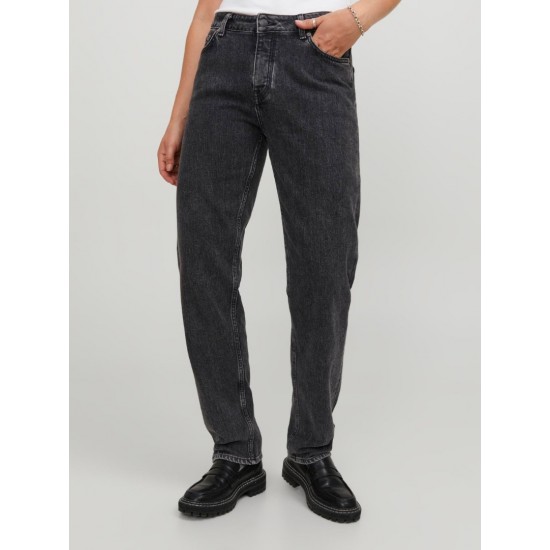 Jack & Jones JJXX Γυναικείο Jean Straight Fit Mid Waist 12229026-Black Denim