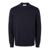 SELECTED Ανδρικό Πλεκτό Λουπέτο LS Knit Mock Neck 16086643 - Navy Blue (Μπλε)