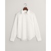 Gant Women's Cotton Regular Fit Poplin Shirt 4300348 110 White