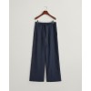 Gant Γυναικείο Lyocell Παντελόνι Tie Waist Άνετη Γραμμή 4150304 433 Μπλε Σκούρο