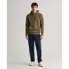 GANT Men's Cotton Regular Fit Shield Hoodie 2007058 301 Juniper Green