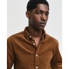 GANT Men's Cotton Regular Fit Corduroy Shirt 3230228 220 Cacao