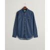 GANT Men's Regular Fit Cotton Indigo Shirt 3004000 989 Dark Indigo