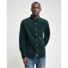 GANT Men's Cotton Regular Fit Corduroy Shirt 3230228 374 Tartan Green